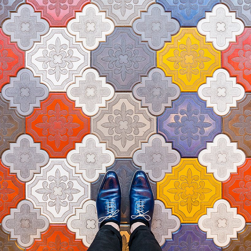 designboom's tweet image. #barcelona floors: sebastian erras uncovers the city's vibrant culture from the ground up designboom.com/art/barcelona-…