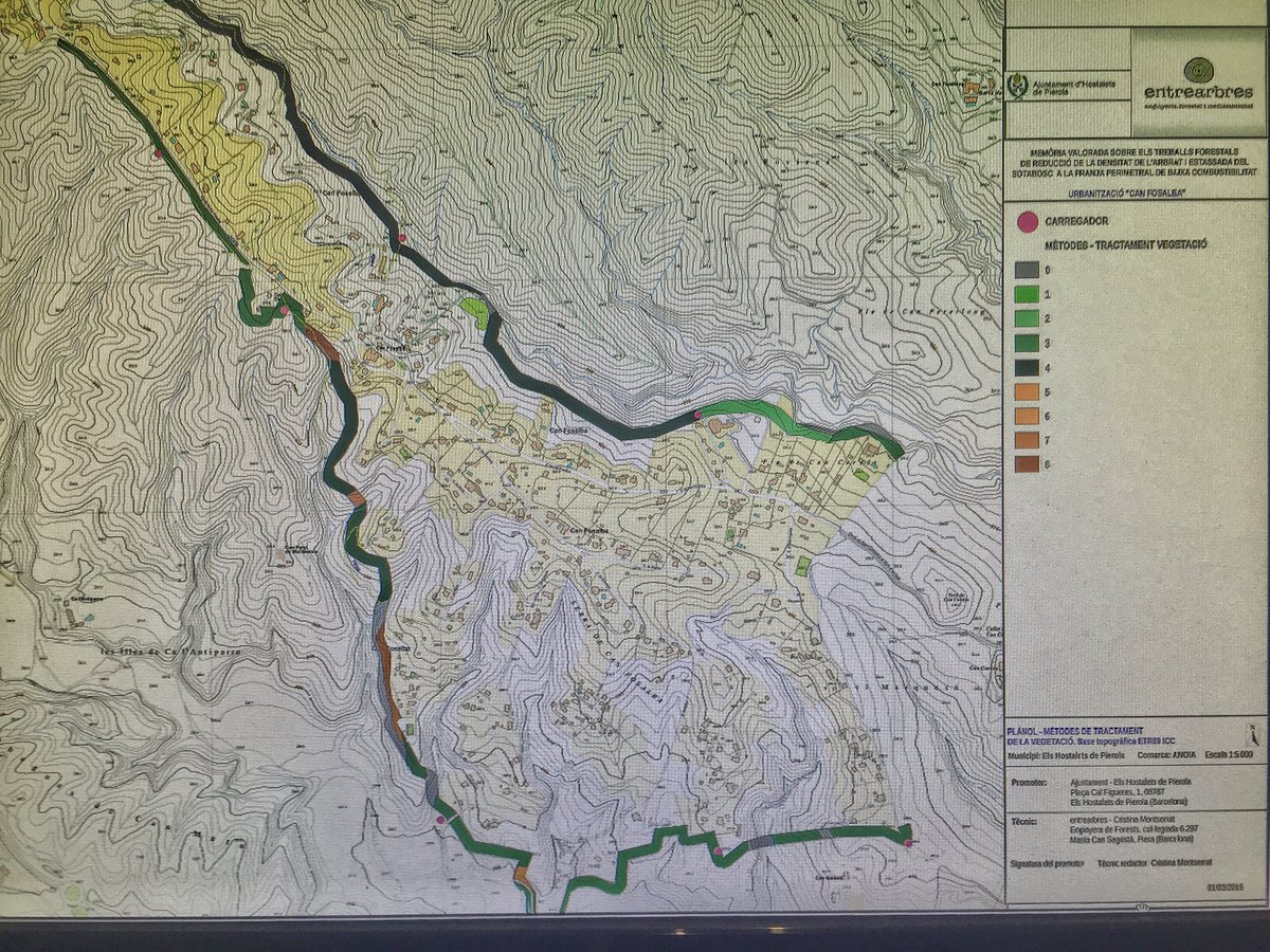 entrearbres's tweet photo. A punt! #planols dels #projectes obertura de #FrangesPerimetrals urbanitzacions #serraalta #canfosalba @HoPierola https://t.co/iOKE4OV1Iq