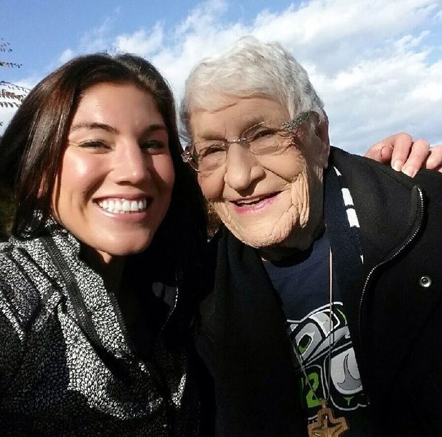 USWNTreactions's tweet photo. How to be Harli's bff:
Step 3) You have to love grandma Alice #GetTheGoals https://t.co/CL0BqvBuoe