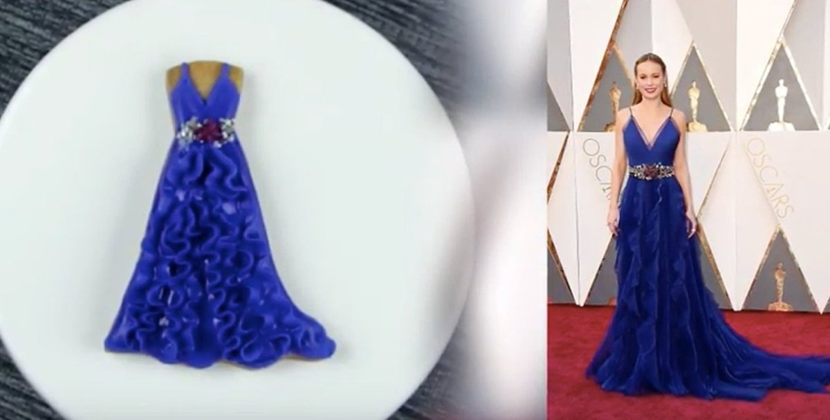 bforbelleza's tweet photo. Cookie versions of #Oscars dresses https://t.co/XWI626dY4N #fashion #creativity #food https://t.co/bXVlPvxuSh