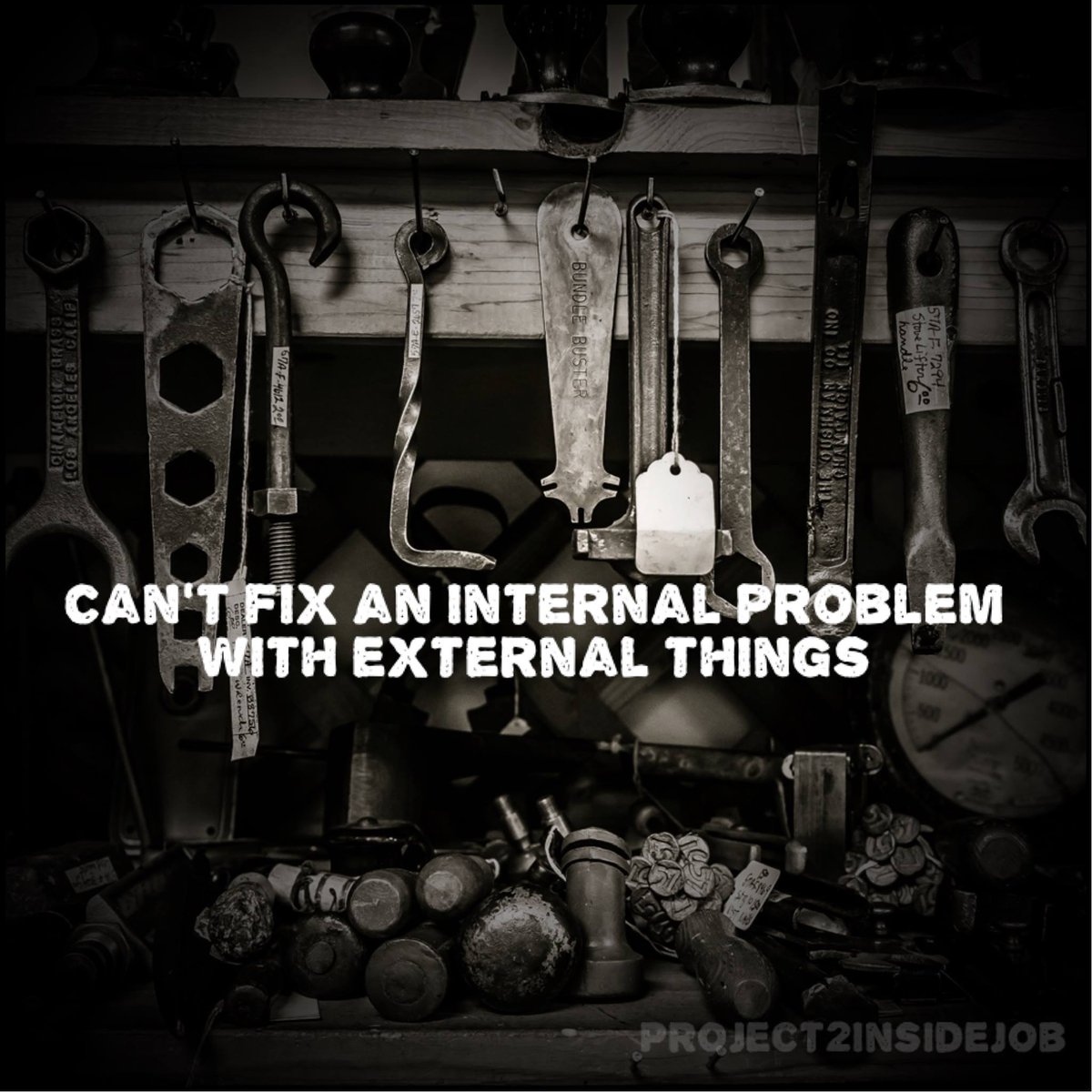 We can't fix an internal problem with the external. #RecoverUTSA #RecoveryWorks