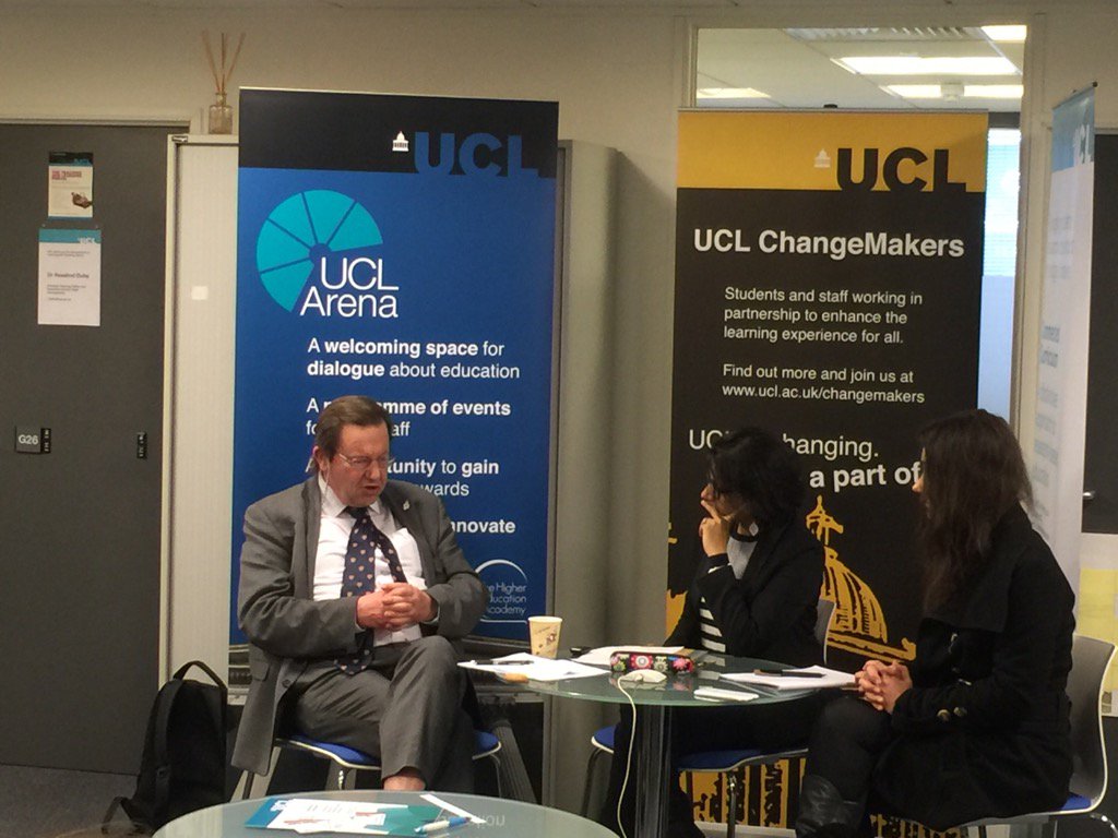 UCLRequalsT's tweet photo. Prof Davenport shares his experience on large-group teaching in #requalst masterclass 2 now https://t.co/hiAfbIzdeg