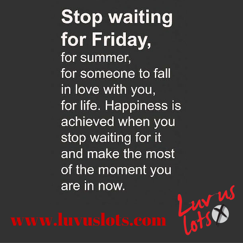 luvuslots's tweet photo. @luvuslots Live in the now, enjoy the moment, NO Excuses! Never put off having fun! xxx Share if you agree https://t.co/Em3PVS8wau
