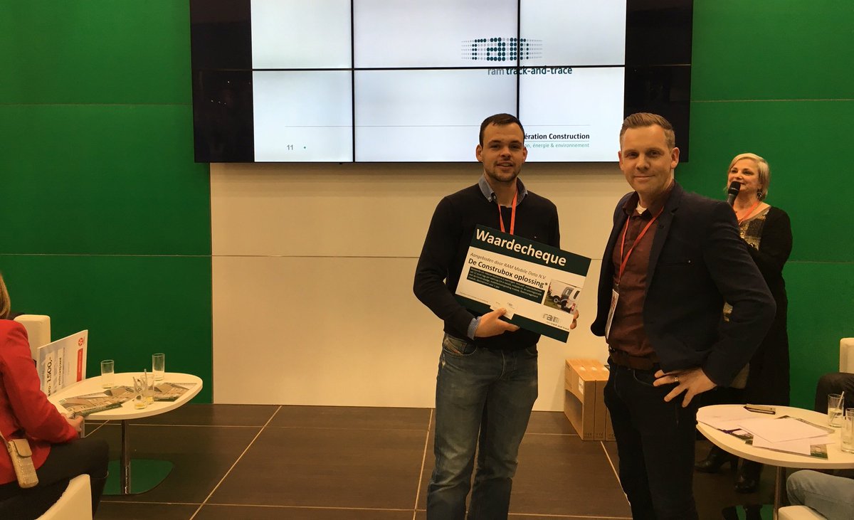 TrackAndTraceBE's tweet photo. Winnaar Construbox op @BATIBOUW bekendgemaakt van wedstrijd #Testjebouwkennis @ConfedBouw
https://t.co/tVzbSkZMVD https://t.co/q1WrfaLJNT