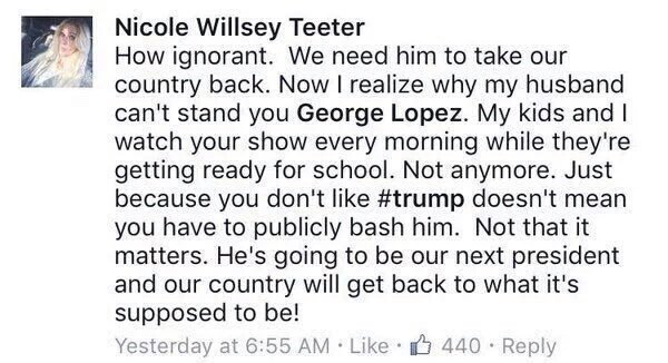 andrebugotti's tweet photo. Lmfao George Lopez no chill 😂😂😂 https://t.co/HtyUTOkrVM