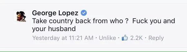 andrebugotti's tweet photo. Lmfao George Lopez no chill 😂😂😂 https://t.co/HtyUTOkrVM