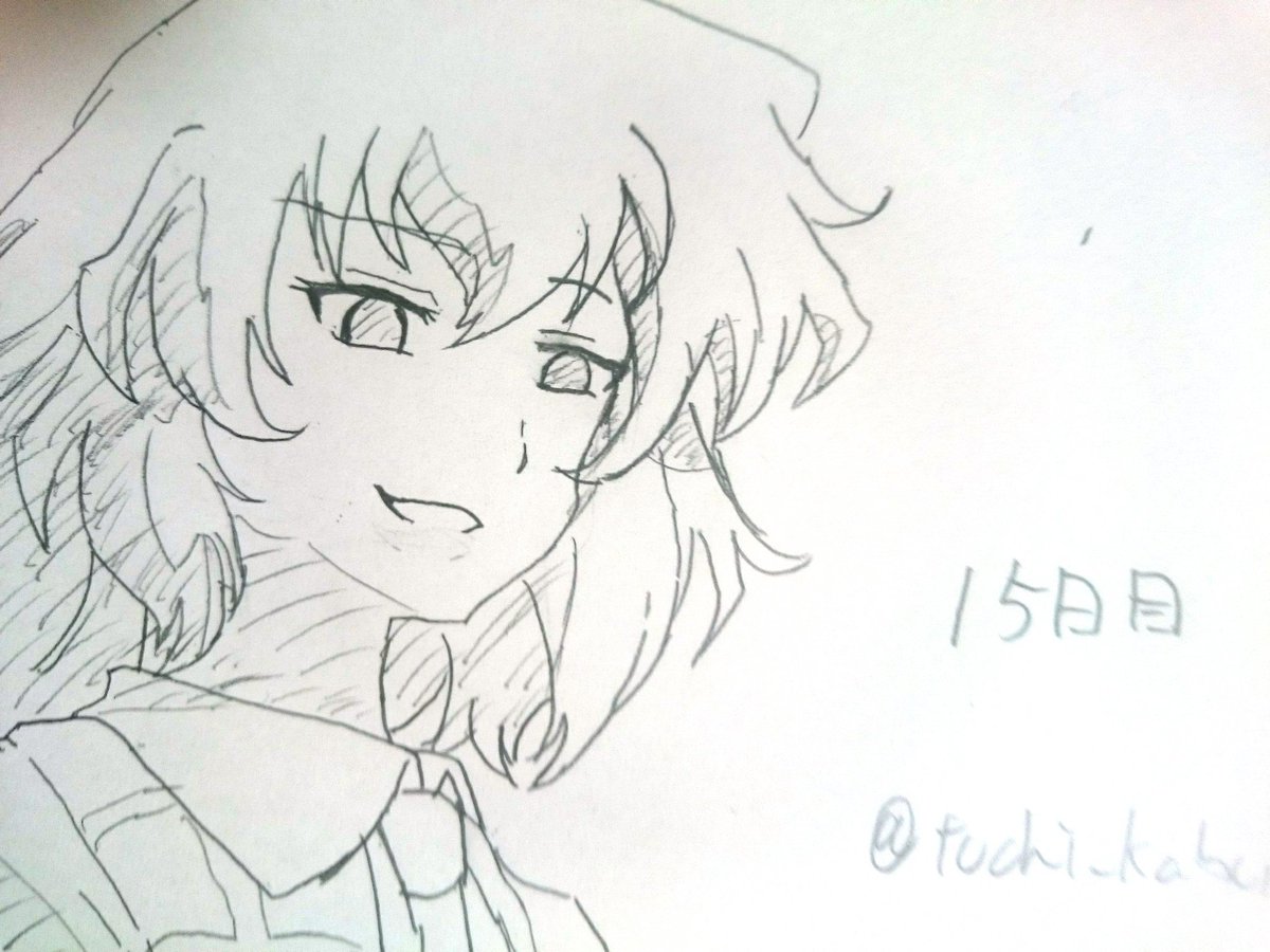 tuchi_kaburi's tweet photo. いつも１１時になってから描いてるから、１日１枚が地味にきつい
#模写
#幻想万華鏡
#風見幽香 https://t.co/tslK8B4kjf