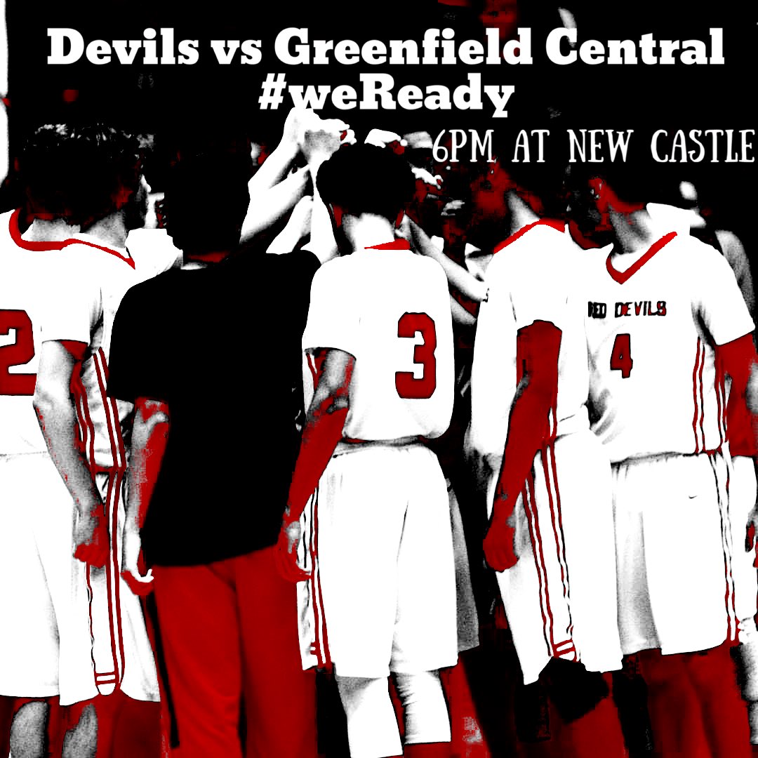 RHSRedDevils's tweet photo. Sectional time vs @GCCougars. See you at New Castle #In49StatesItsJustBasketballButThisIsIndiana #weReady https://t.co/zPGagbIlTd