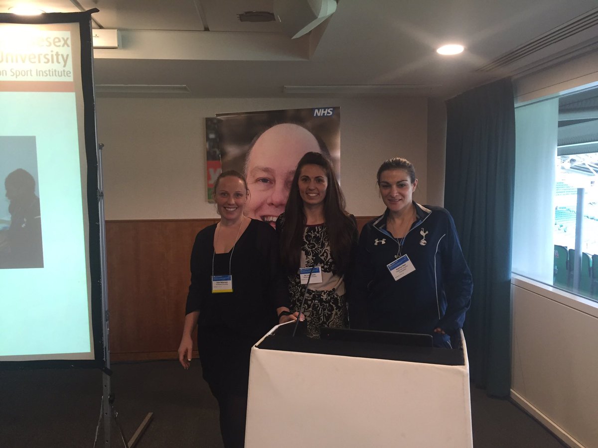 KateWilkinson19's tweet photo. Fab talk at #NHSHealthCheck2016 alongside interesting case studies @SpursFoundation & @MiddlesexLSI https://t.co/ZFcm5rEfDt