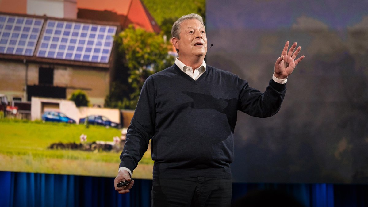 TEDTalks's tweet image. Why Al Gore is optimistic that we can stop climate change: t.ted.com/KSxXy3u