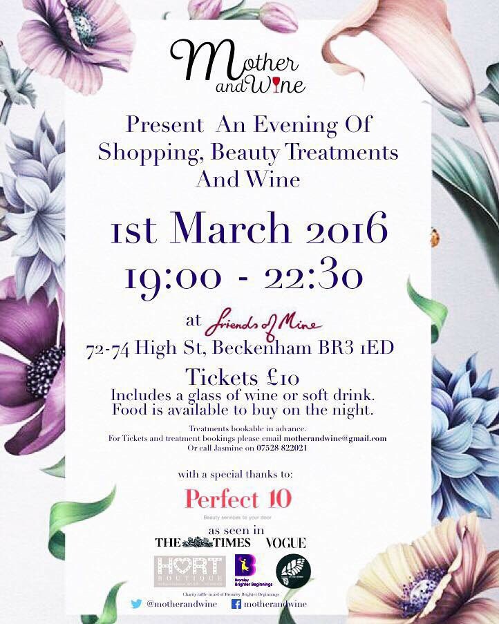 New stock ready for tonight's event 😍 #BeckBromFL #beckenham #motherandwine