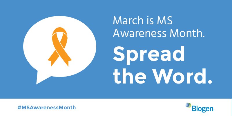 It’s #MSAwarenessMonth. Help spread the word! #LivingwithMS