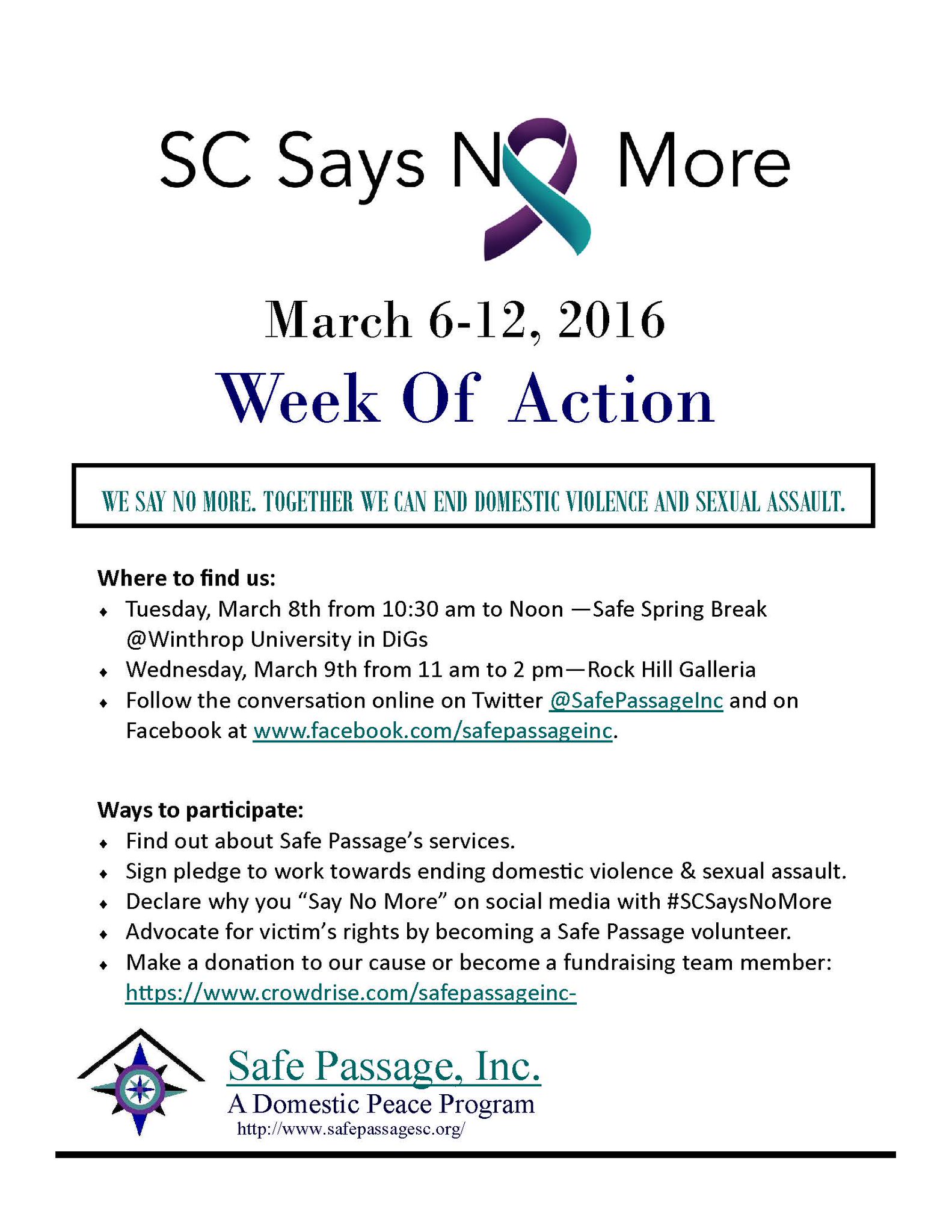 OVA Winthrop University on Twitter out to our Safe Spring Break