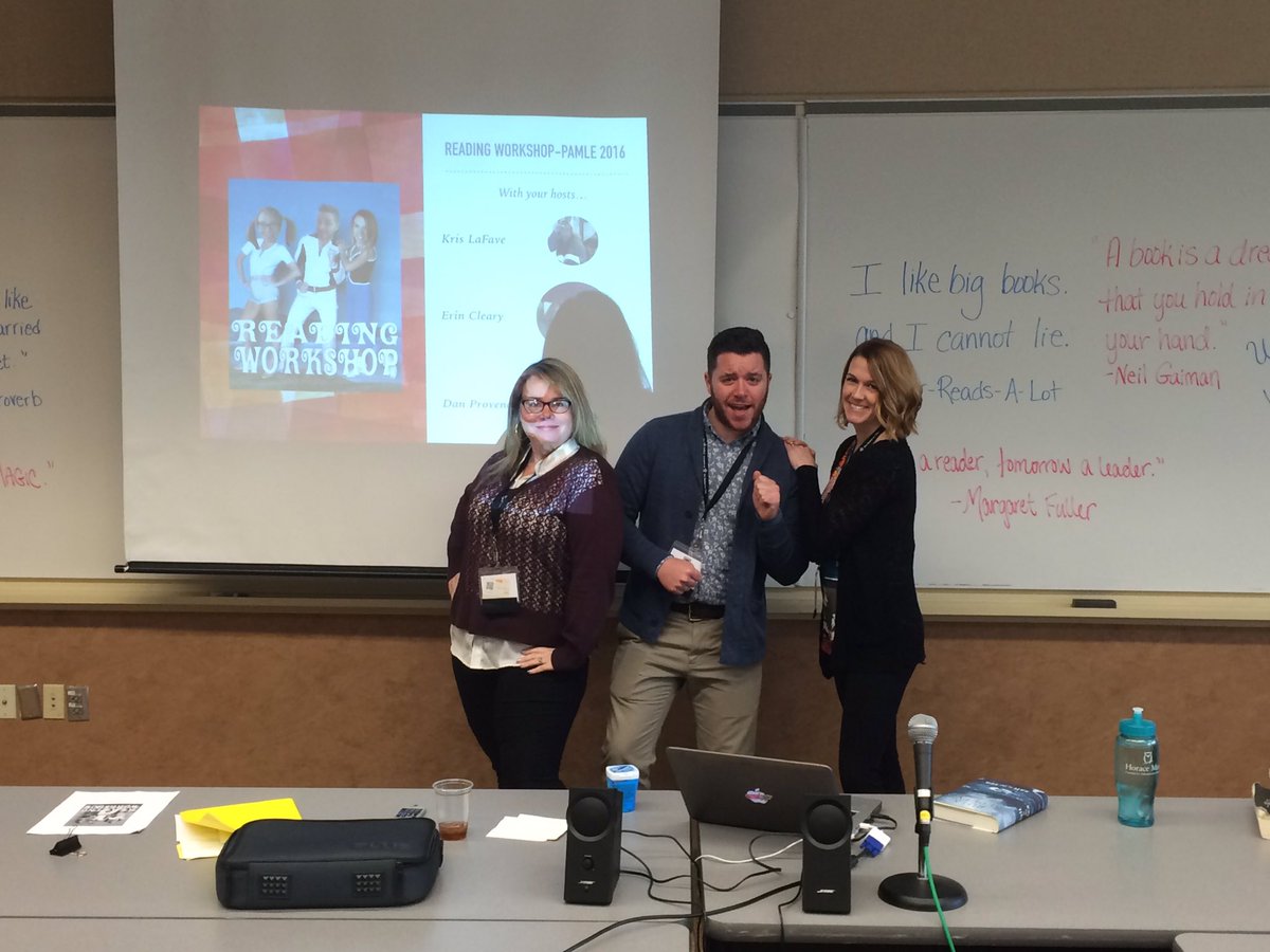 GarnetValleyMS's tweet photo. GVMS teachers presenting reading workshop at @pamleorg @mrgabriele #PAMLE2016 https://t.co/HTxqAXPKUm
