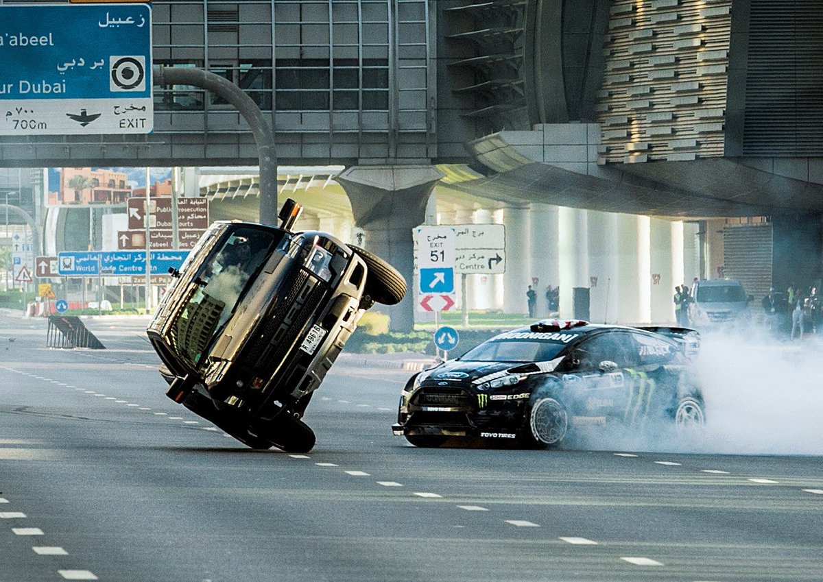 HamdanIqbal's tweet photo. The ultimate #playground, #DUBAI : #KenBlock's Gymkhana Eight! https://t.co/PHZ90ZMU8U https://t.co/tiPLsI8pOT