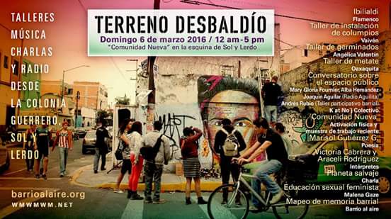 Barrioalaire's tweet photo. #BarrioalAire #Microfonoabierto Domingo 6 de marzo  en #LaGuerrero con @Vaivencolectivo y muchos más! https://t.co/U8BbGCNzls