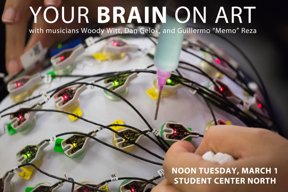 uhmooresschool's tweet photo. Music meets science. See our brains at NOON @UHStudentCenter North! https://t.co/GTVBDfrqFG #WeAreMoores #BRAINSSSS https://t.co/15ROXF8LVu