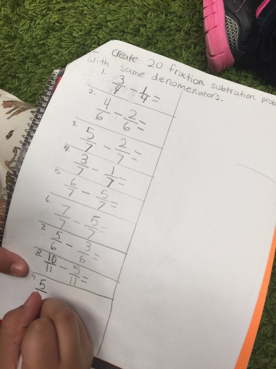Forman3rdGrade's tweet photo. Ms Barrera's 3rd Grade Class creating their own fraction math books entitled Fraction Craziness. https://t.co/Cvr3WIVvQC