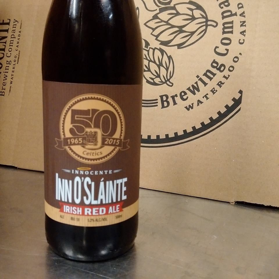 StDavid50's tweet photo. Thanks to @Innocente_Brew for making an excellent 50th anniversary beer for us.  Get yours at Innocente in Waterloo https://t.co/C8pF64lxTE