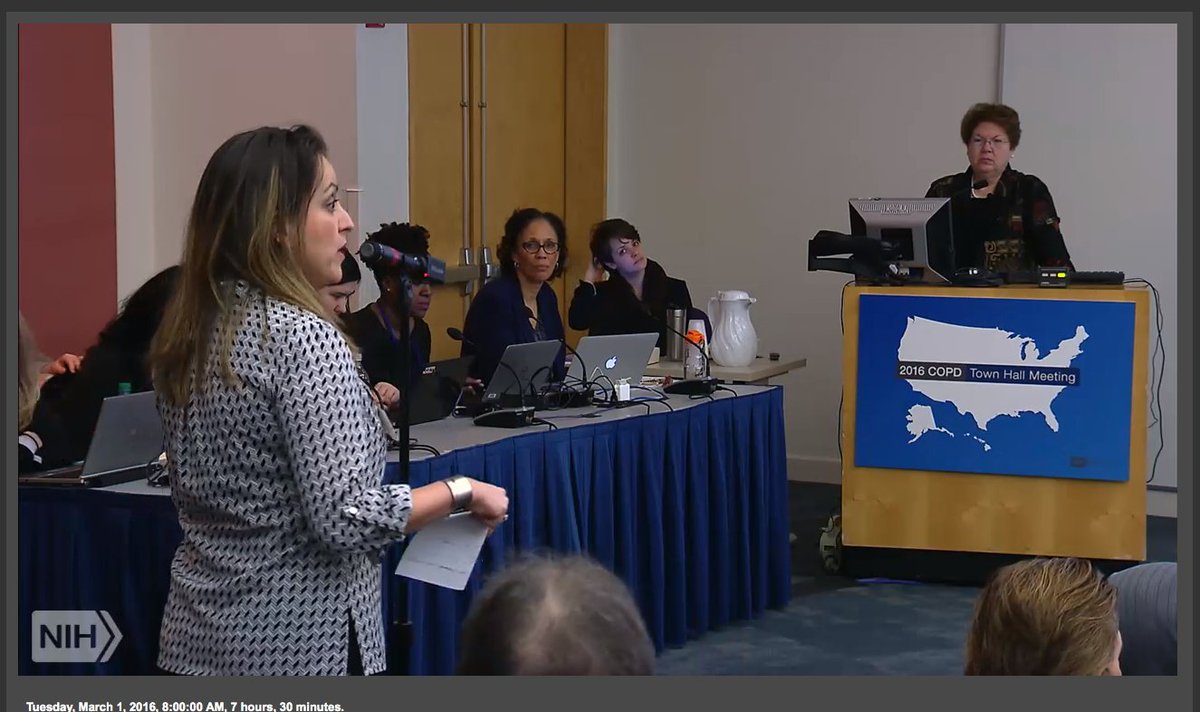 aarc_tweets's tweet photo. Check it out! AARC member & #respiratorytherapist Andrea Borns from #UDCCC at the #COPDTownHall! https://t.co/wVD3k41XJS