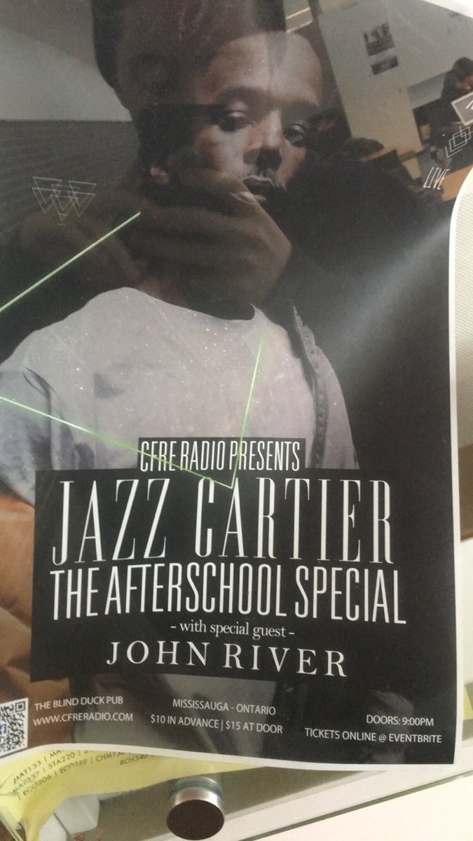 Tweesmoke's tweet photo. March 10 jazz Cartier with John River in Mississauga.... Respectable first concert? #daybeforebday #gonnatry #2make https://t.co/HVFu4TOvSL