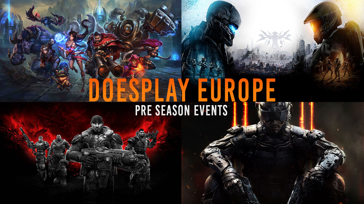DoesplayEU's tweet photo. EU Pre Season for @DoesplayGoW, @DoesplayHalo, @DoesplayEUCOD &amp; @DoesplayLoL! Sign-up here: https://t.co/U0n3jNU9P0 https://t.co/qkKEXCV8RW