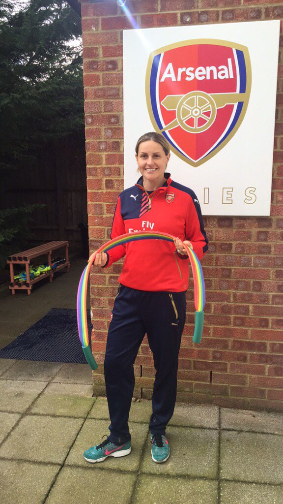 ArsenalWFC's tweet photo. We are supporting the #RainbowLaces campaign to promote equality for lesbian, gay, bi and trans people in sport. https://t.co/RX24tnLI6c