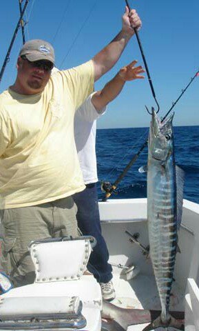 ocean_stinger's tweet image. 52" Wahoo. Caught of of Wrightsville Beach. On the Ocean Stinger.