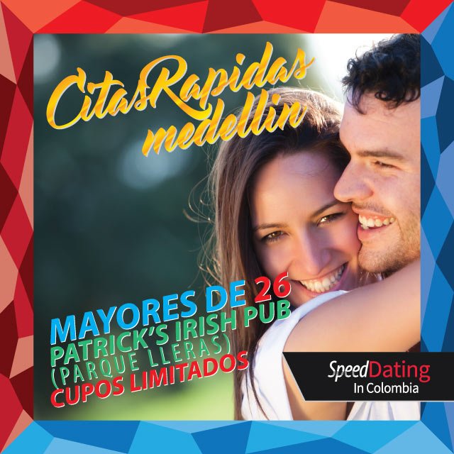 SpeedDatngCol's tweet image. Quedan muy pocos cupos para este viernes en #Medellin, los mayores de 26 se reunen en #Patrick&apos;sIrishPub