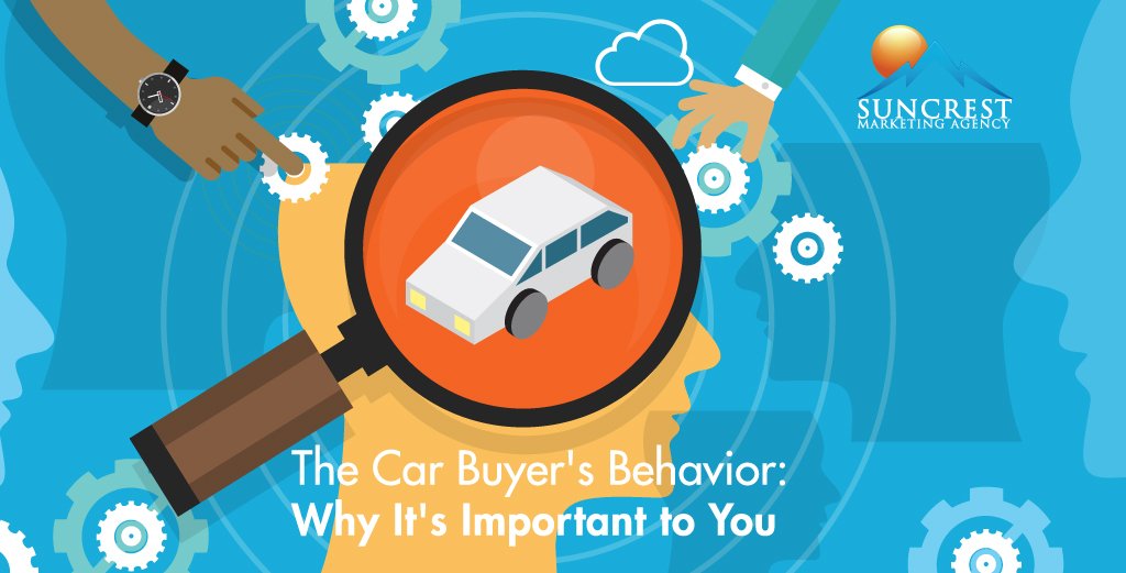 SuncrestMKTG's tweet image. Understand the car buyer&apos;s behavior: bit.ly/1SWXYON #AutomotiveMarketing #BehavioralTargeting
