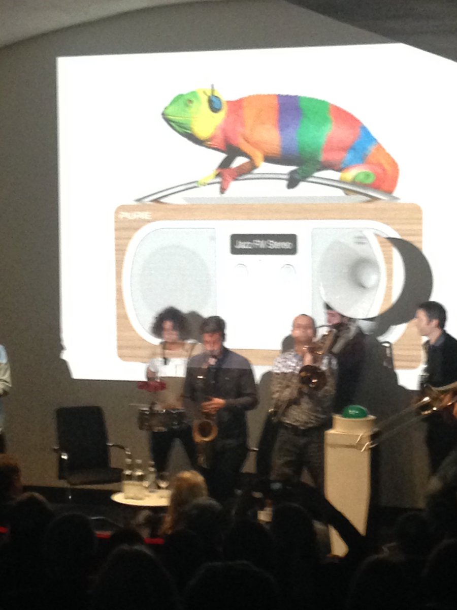 PureAudioWorld's tweet photo. Proud to be sponsors of today's #drivetodigital event. Great jazz band playing live #lovedigital https://t.co/P44D0osyk0