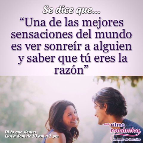 Ritmo_Romantica's tweet photo. Es hora de decirle todo lo que sientes a esa persona en 'Di lo que sientes'.Escríbeme aquí : https://t.co/NO0jFEC4j0 https://t.co/2F5W5Pp3tH