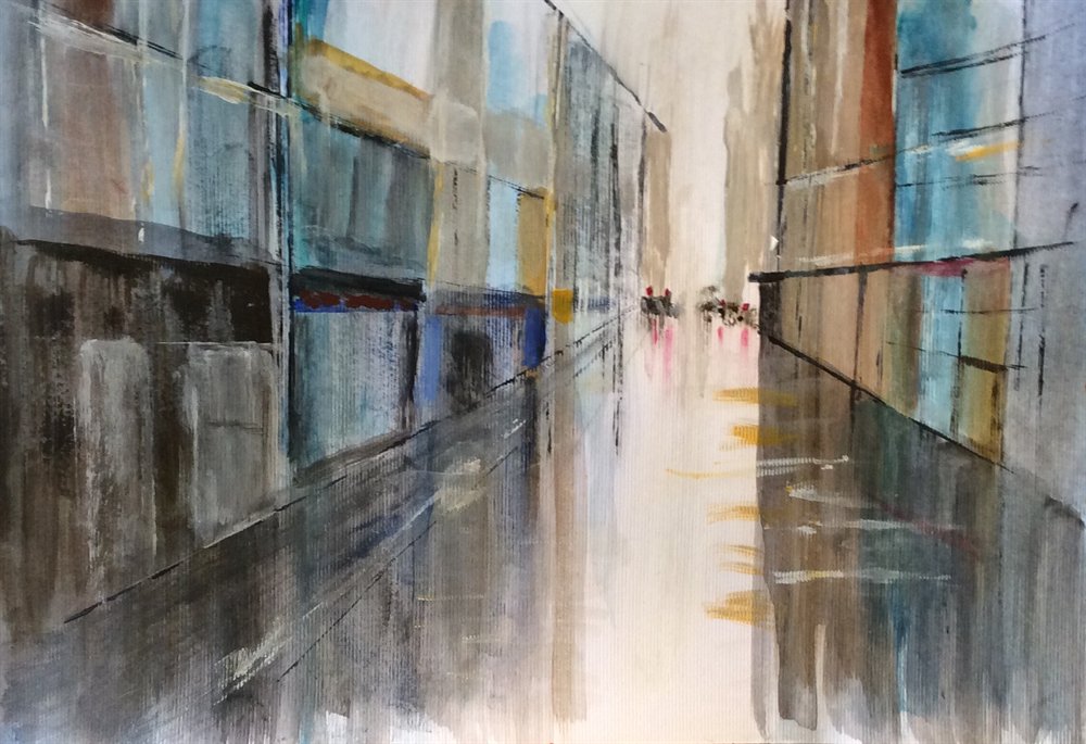 Painters_Online's tweet photo. From one city street scene to four in just one day @GlynMacey https://t.co/T4KLpiZ0NL https://t.co/Eu39DvmH2C