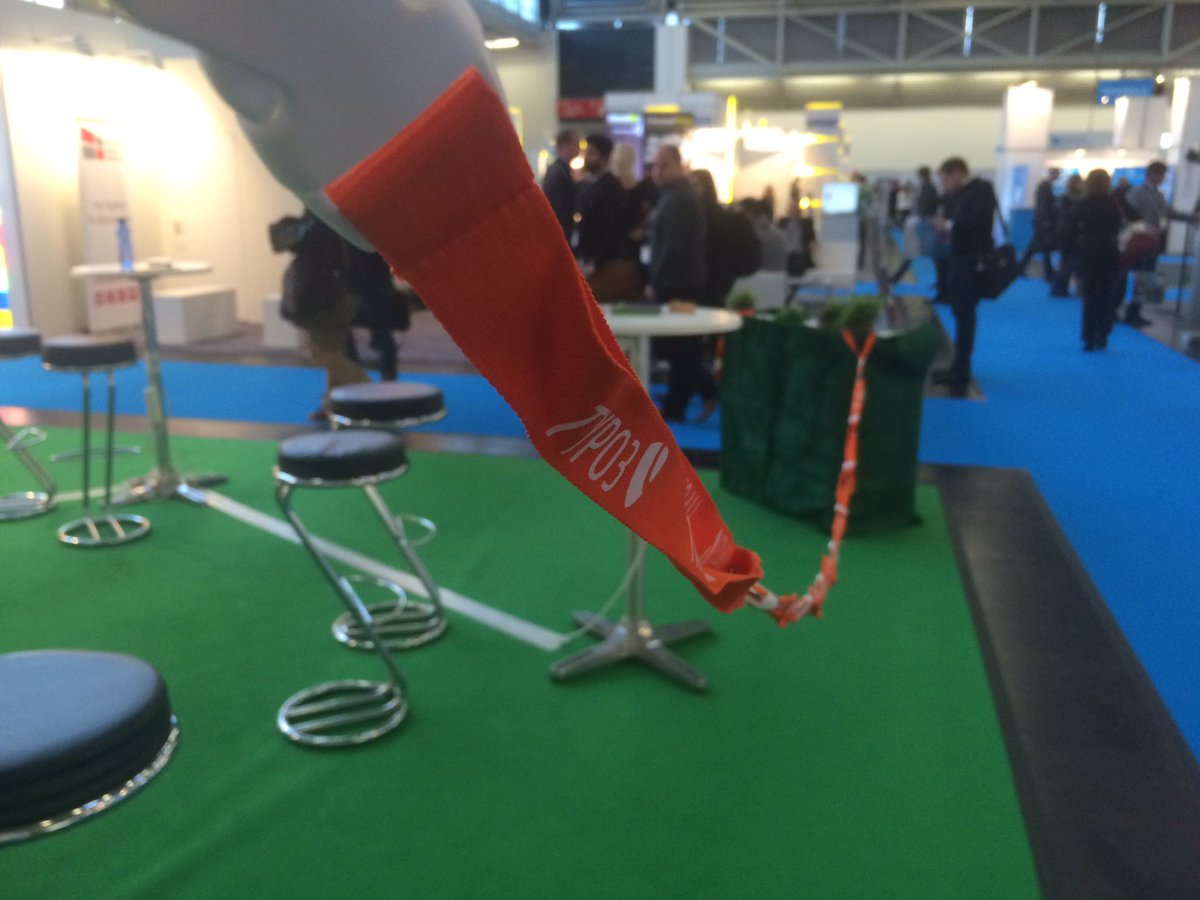 luckow's tweet image. #schabernack am #cmsgarden stand