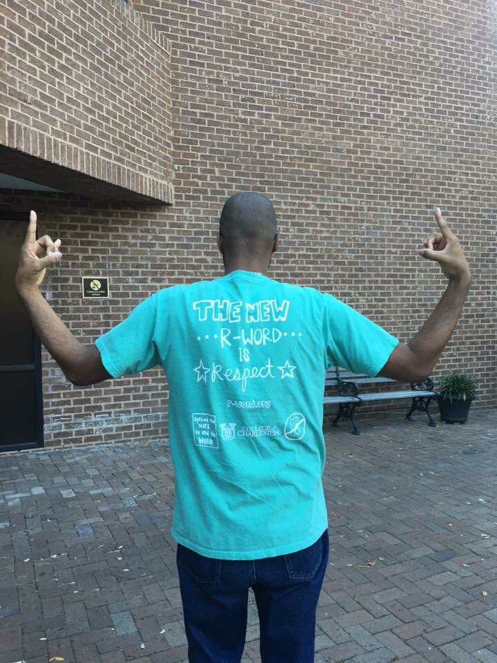 BestBuddiesCofC's tweet photo. Danny and Carl love our #SpreadTheWordToEndTheWord t-shirts this year! #BBCofC https://t.co/lHywHYwMKa