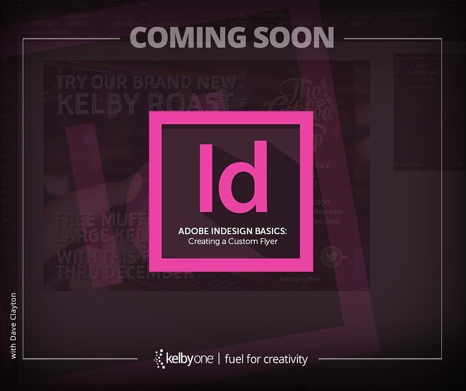 ItsDaveClayton's tweet photo. Yeah! That's happening this week ๐ @KelbyOne @kelbyonepics @scottkelby #indesign #adobeinfluencer #adobeindesign https://t.co/t12qjNLg3R
