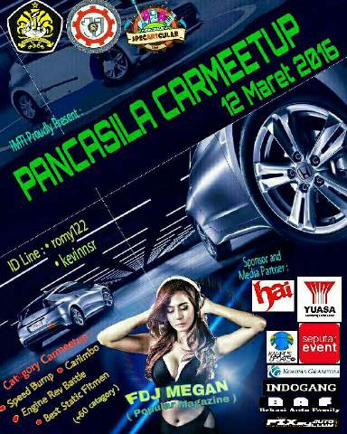 AriePakde's tweet photo. IMTI Proudly Present : "PANCASILA CAR MEETUP 2016" March 12th 2016 at PANCASILA UNIVERSITY. Info : Line ID : Romy122 https://t.co/D5Pdek7WVe