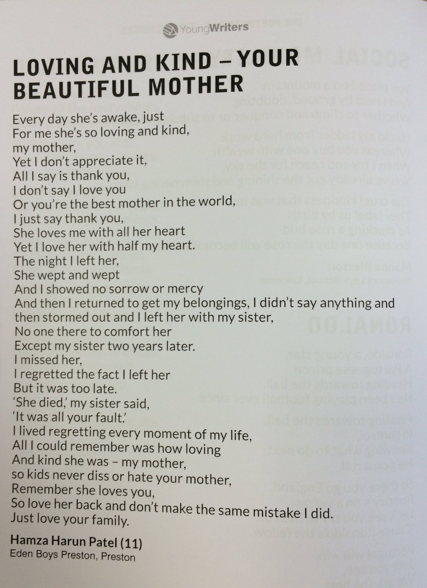 I Hate My Mom Poems