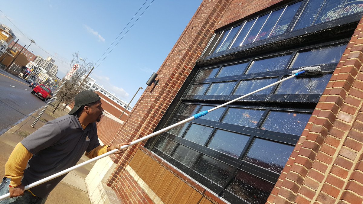 AECEClean's tweet photo. Clyde's on Church is beginning to shine..... and we're extremely excited to be a part of another @DCGLLC project. https://t.co/gfmQ3NFsq4