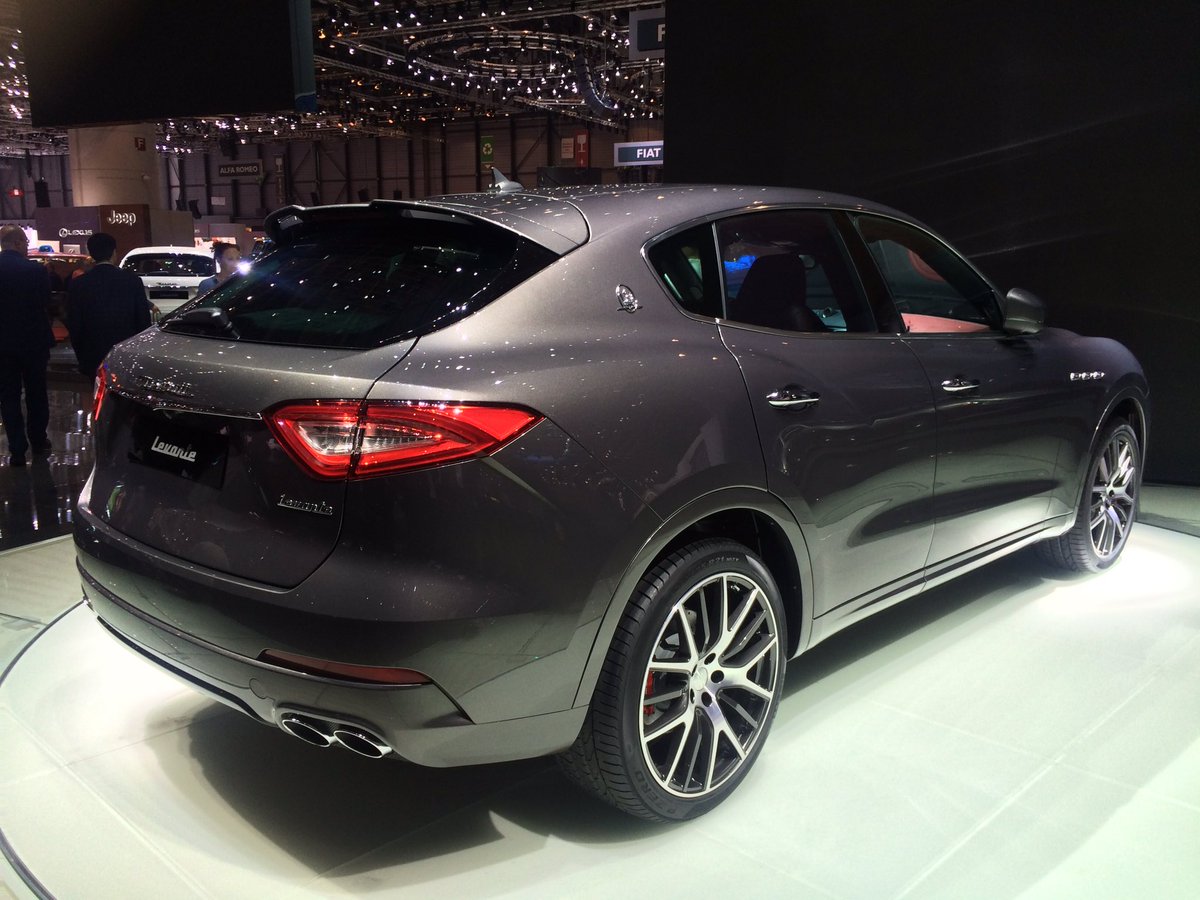 hormazdsorabjee's tweet photo. Maserati Levante SUV doesn't look special enough. Some cheap plastic bits too. love the grille though https://t.co/EoJvSkdUBv