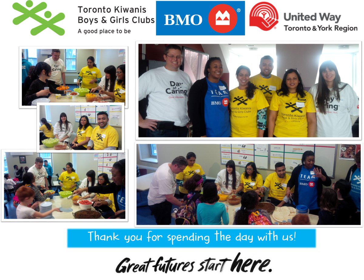 bgc_tk's tweet photo. Thank you for spending a #dayofcaring with us and preparing snack for our #afterschool program!  @BMO @unitedwaytyr https://t.co/xWjFJnraZG