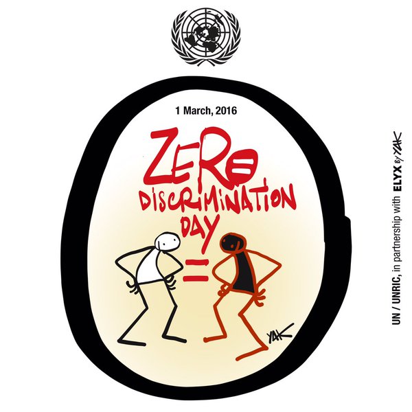 Let's educate for respect, religious tolerence &amp; harmony. Celebrate #ZeroDiscrimination Day! j.mp/1LrqCzn