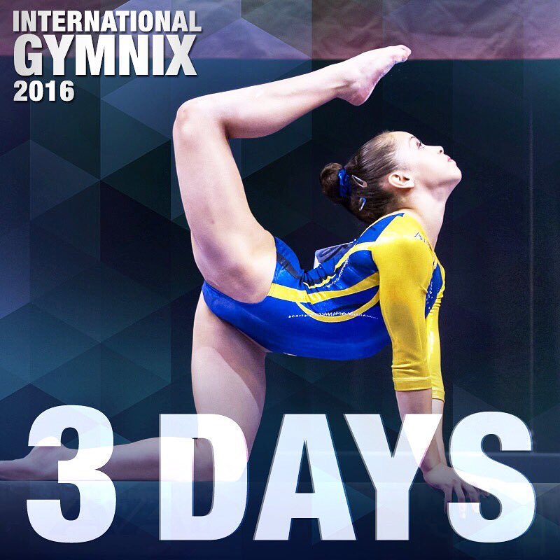 3 days til competition at the International Gymnix! Watch all the action LIVE on FloGymnastics #Gymnix2016