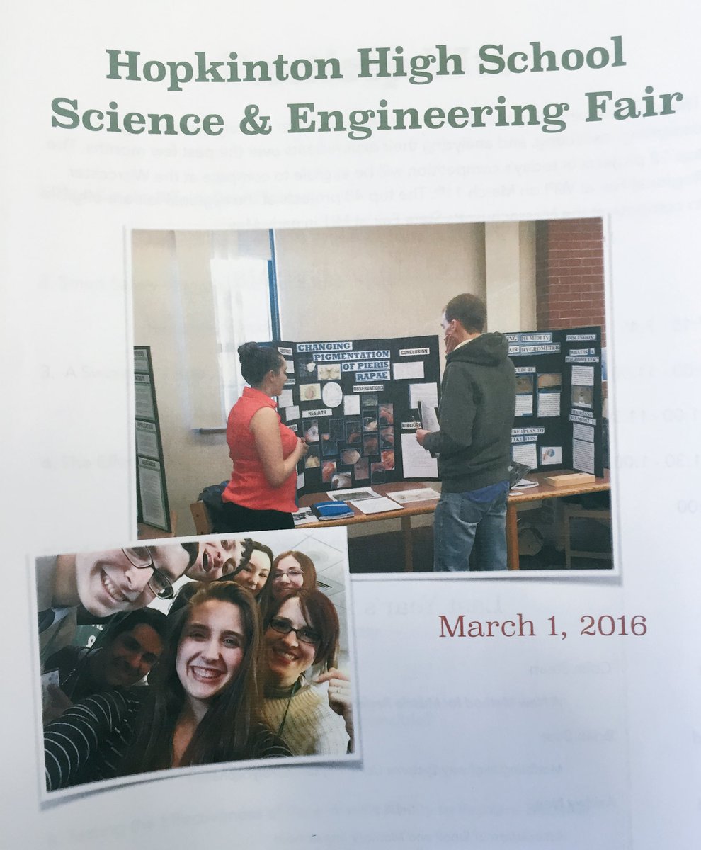 MrHannaHHS's tweet image. So impressed with @HopkintonHS Science Fair Presentations.  #solvingrealproblems