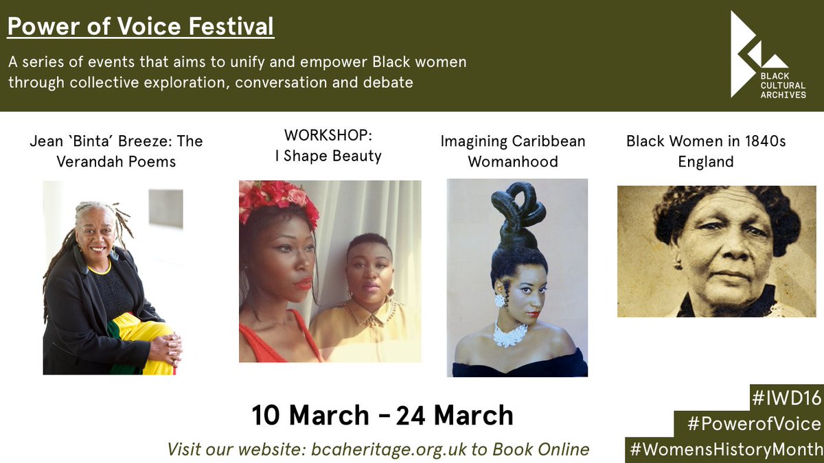 bcaheritage's tweet photo. .@bcaheritage presents the Power of Voice Festival celebrating #IWM16 https://t.co/5T8QcvIXsE https://t.co/a0EfGr5W8m