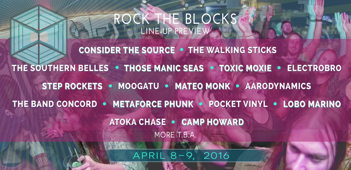 RockTheBlocksVA's tweet photo. Thrilled to announce additional acts for Rock the Blocks 2016, which include: @moogatuband, @StepRockets, and more! https://t.co/wiZPQgjE7m