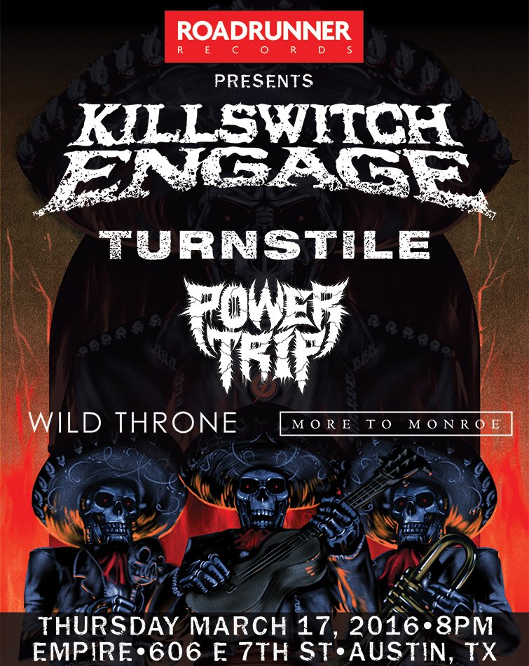 rrusa's tweet photo. .@SXSW 3/17 @KSEofficial @TurnstileHC @PowerTriptx @WildThrone &amp; @MoreToMonroe https://t.co/00ccDLzn5m https://t.co/ZJwIoXbzpp
