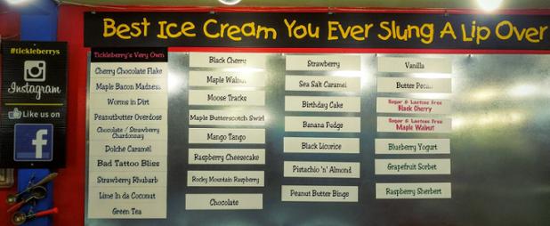 Tickleberrys's tweet photo. Today is the day! Here is our lovely list of flavours for you today, super excited! #Tickleberrys #lickinggood https://t.co/8NuBPoE5wM