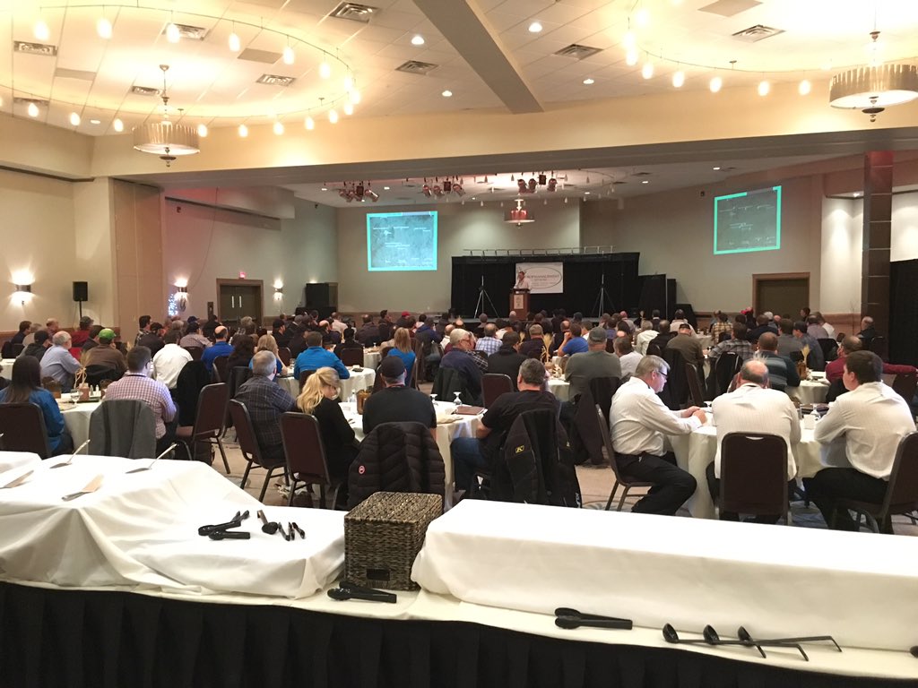 AgroSteve's tweet photo. Excellent turnout for our 1st annual #cropmanagementnetwork business development seminar. Looking forward to the day https://t.co/IO3Q04Agtq