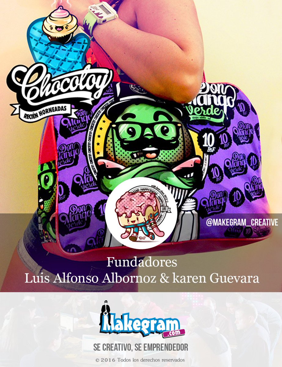 makegram's tweet image. la #creatividad de @chocotoycute , son un claro ejemplo de seguir apostando por nuestra #pasión es tiempo de #crear